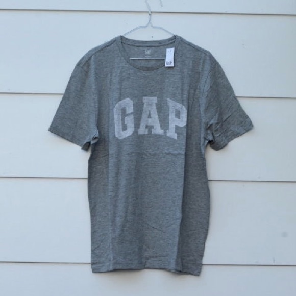 Gap Logo Tee Shirt Short Sleeve Pull Over Crew Neck - Picture 1 of 6